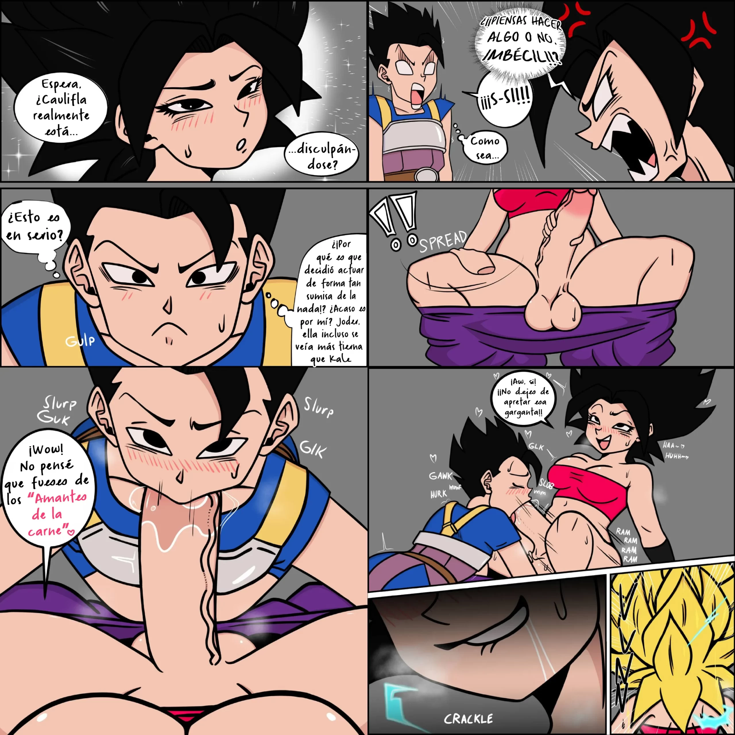 Caulifla tiene una gran polla - DRAGON BALL Caulifla tiene una gran polla -DRAGON BALL