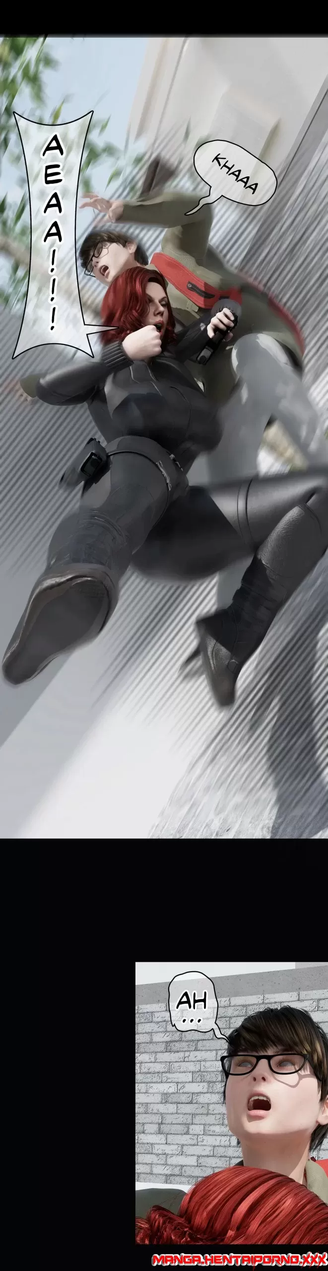 La Viuda de mi Vecina - Comics 3D -Avengers