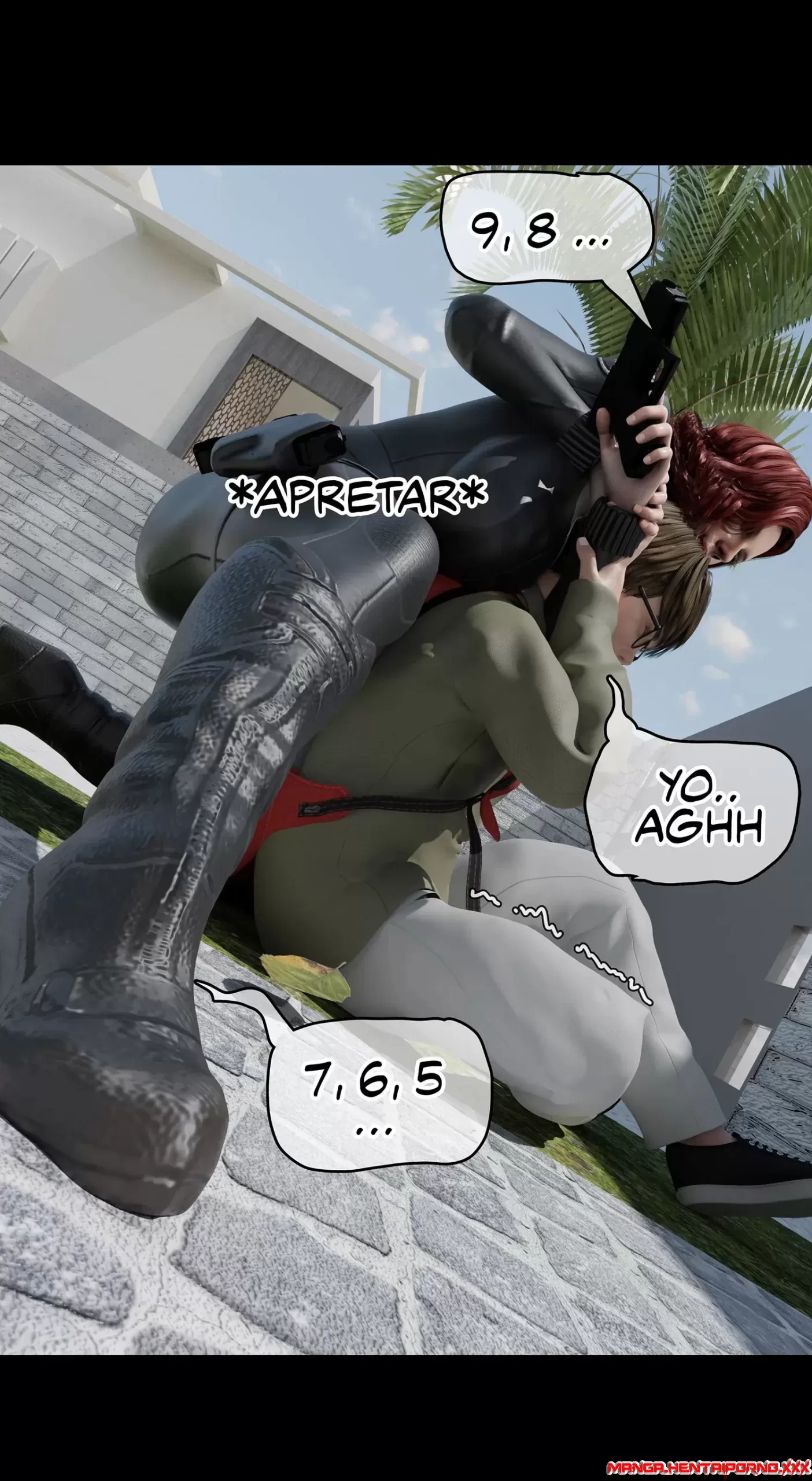 La Viuda de mi Vecina - Comics 3D -Avengers