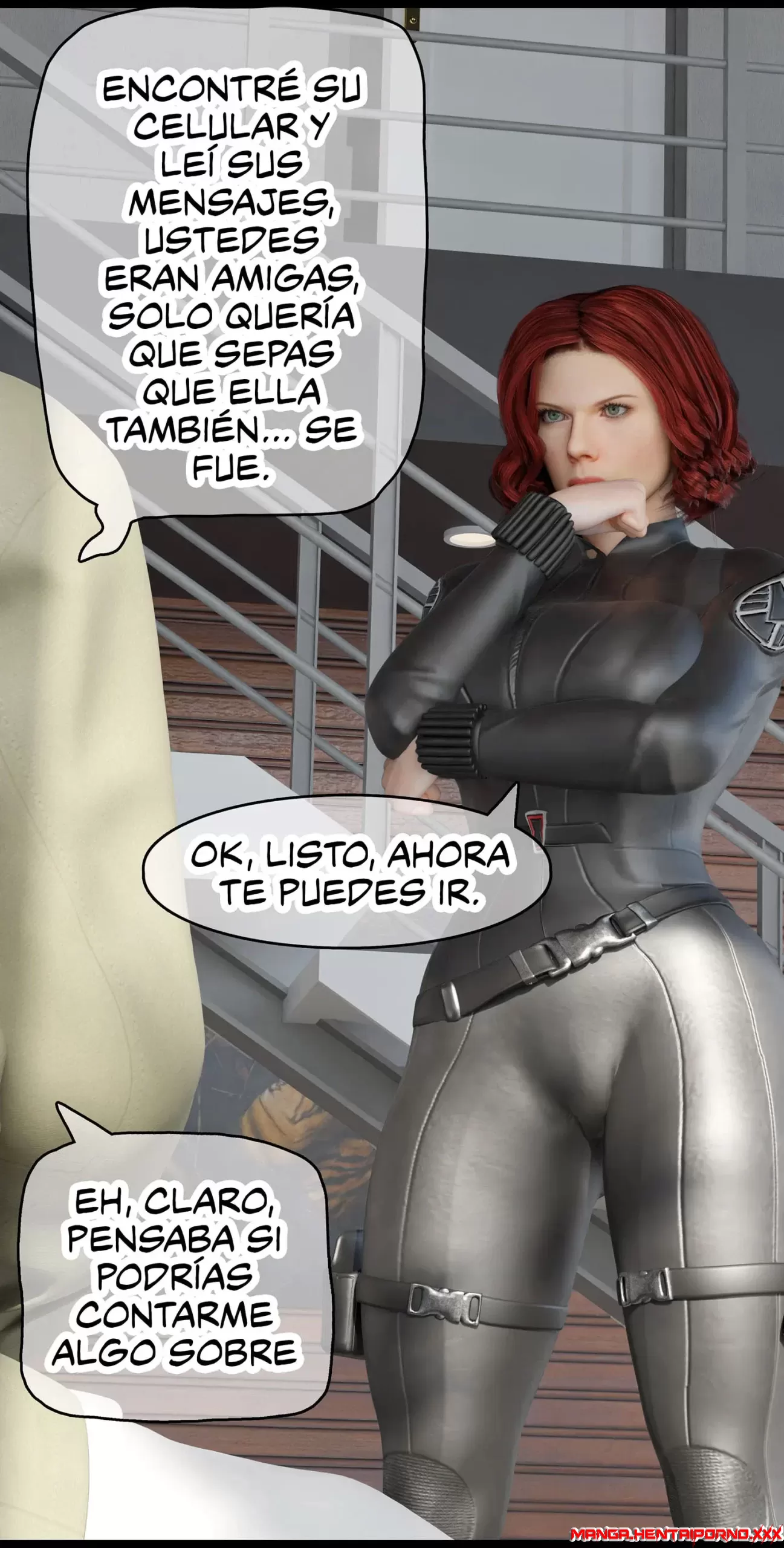 La Viuda de mi Vecina - Comics 3D -Avengers