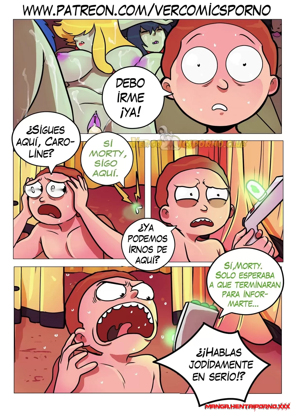 Viaje de Placer 4 - Rick y Morty -MANGA HENTAI