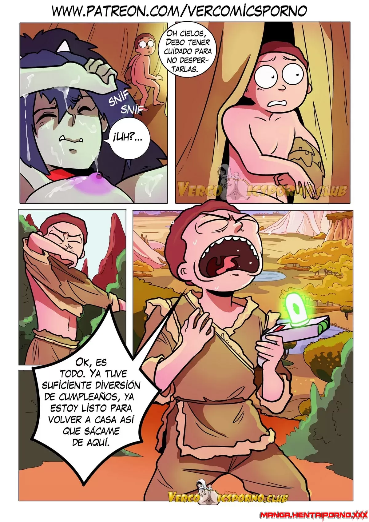 Viaje de Placer 4 - Rick y Morty -MANGA HENTAI