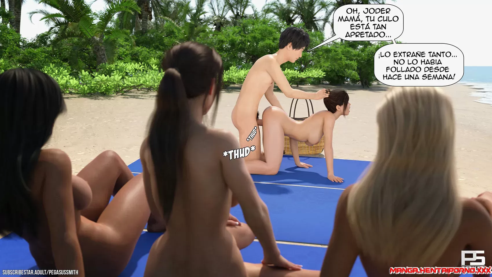 AU NATUREL – Complejo Nudista parte 11 -COMICS en 3D