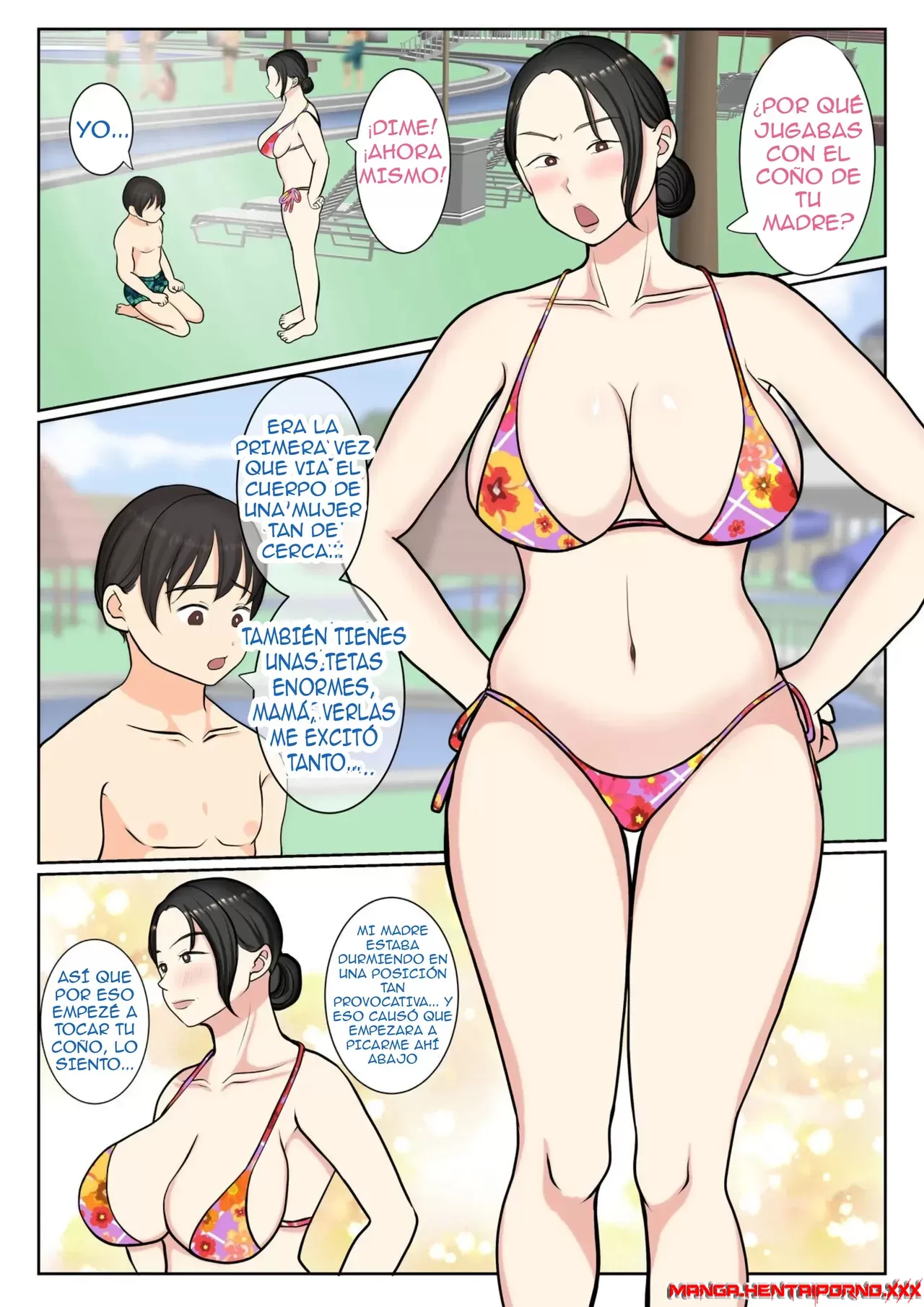 El dia En Que El Hijo Menor Perdio la Virginidad Gracias a Su Madre En Traje De Baño -ANIME VARIADO