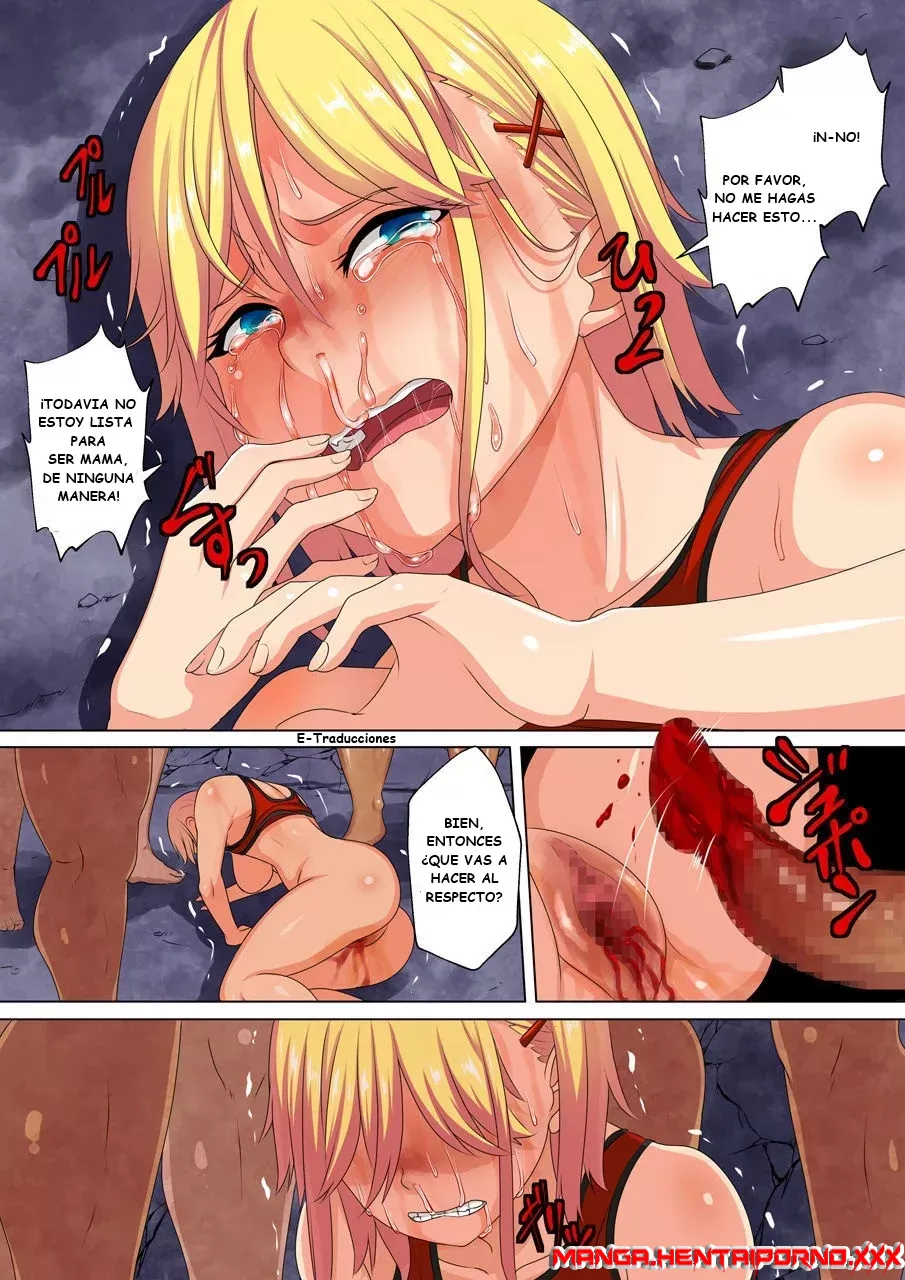 Sara la Valiente Heroína es Golpeada Violada -MANGA HENTAI