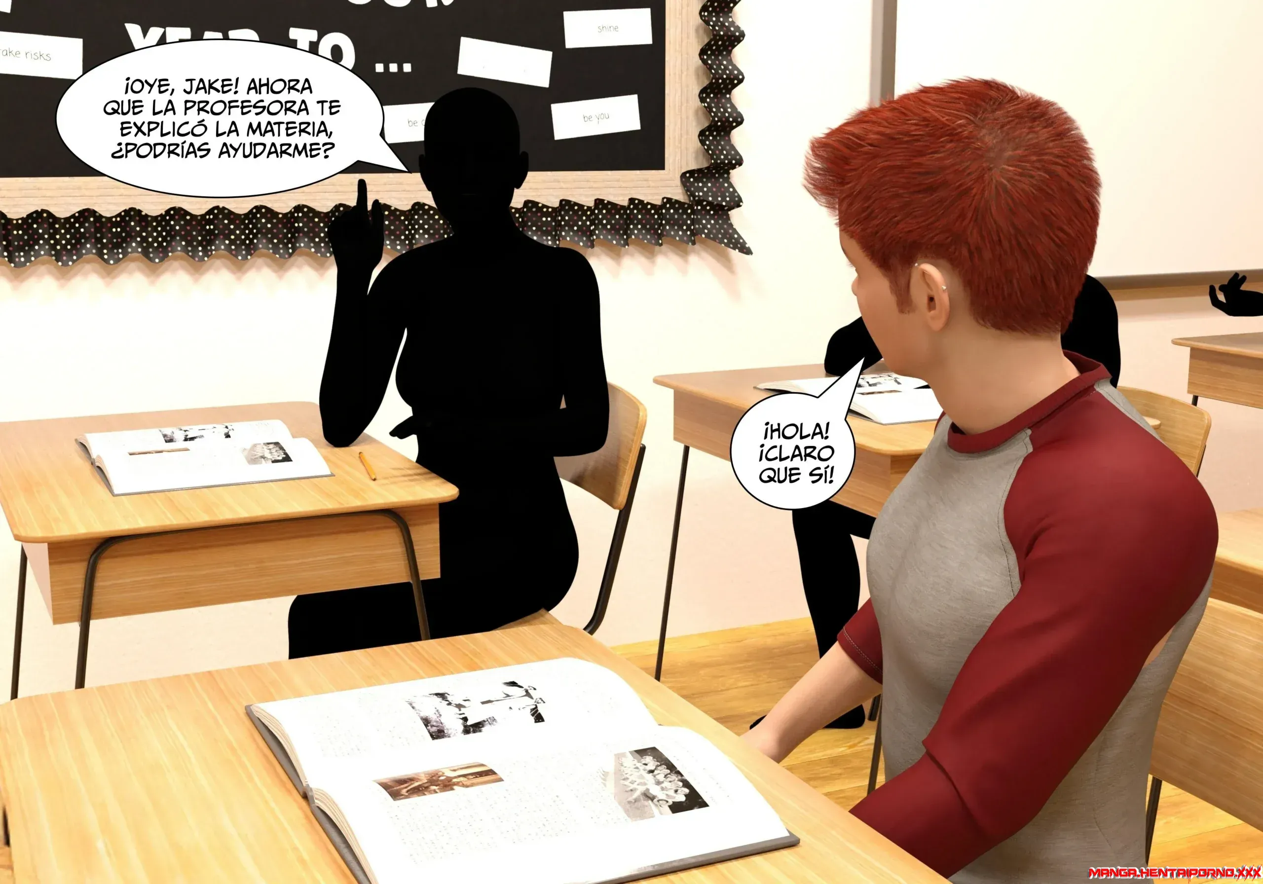 Mi Maestra es mi Madrastra parte 2 - COMICS en 3D - comics porno