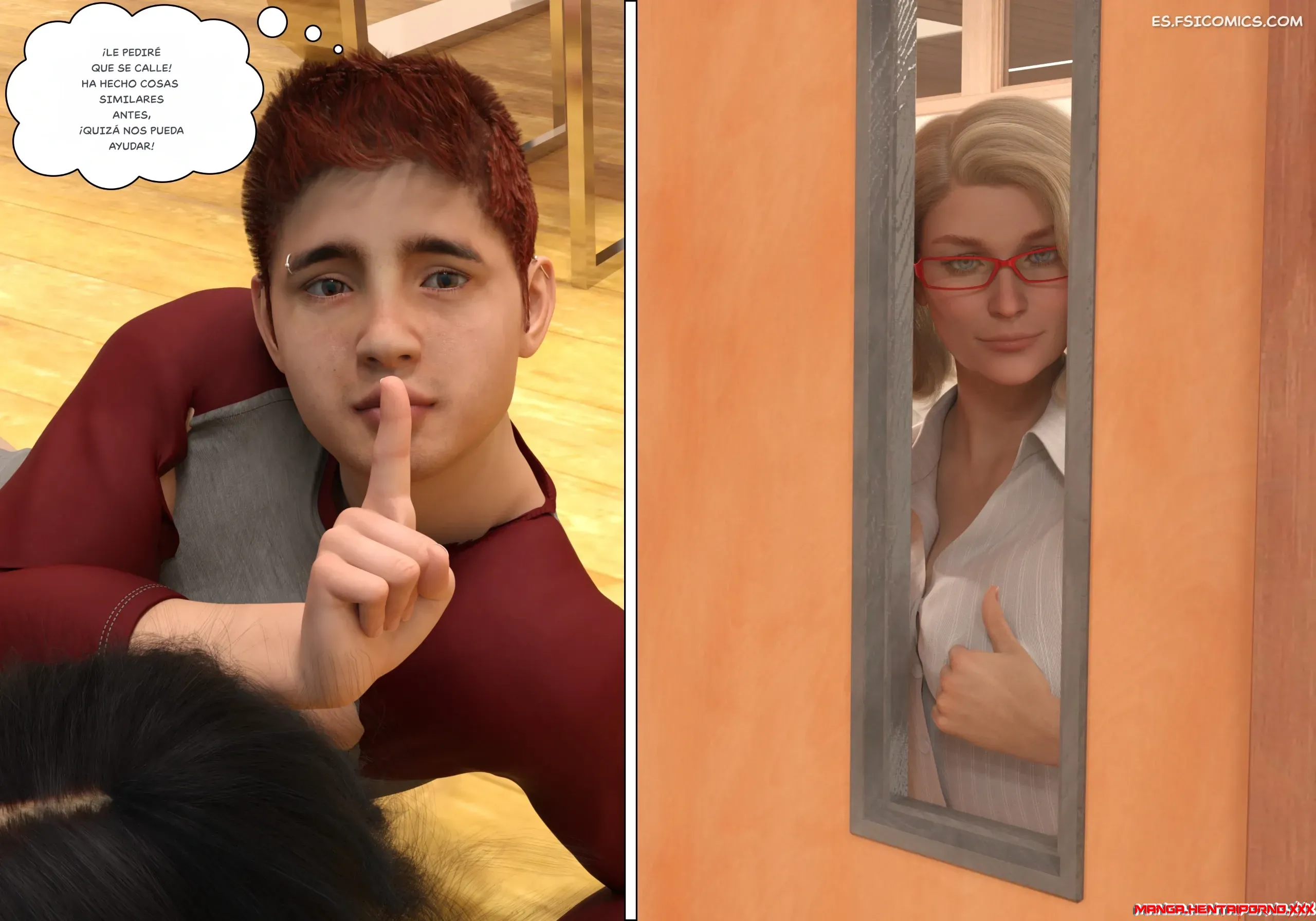 Mi Maestra es mi Madrastra parte 2 - COMICS en 3D - comics porno