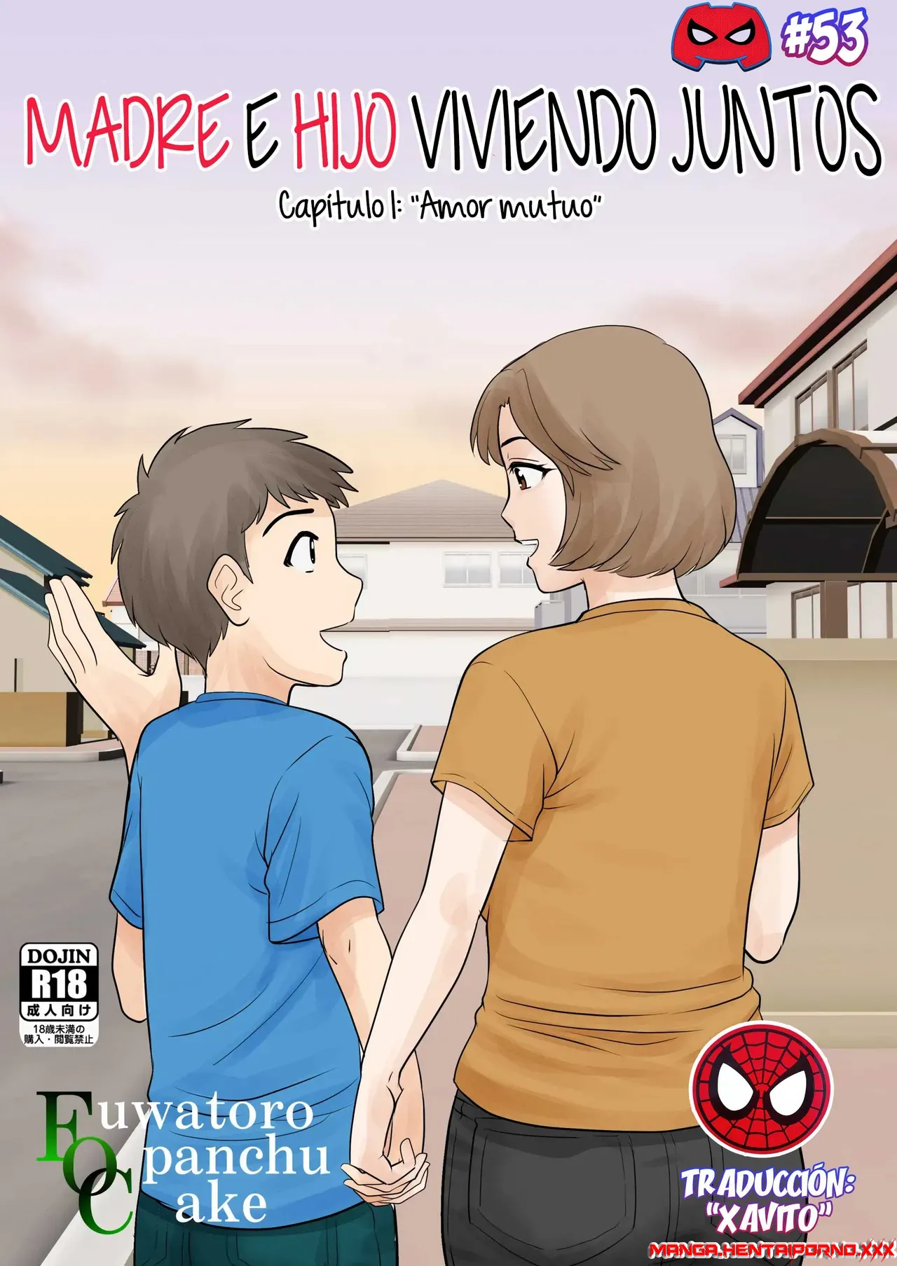 Madre e hijo viviendo juntos 