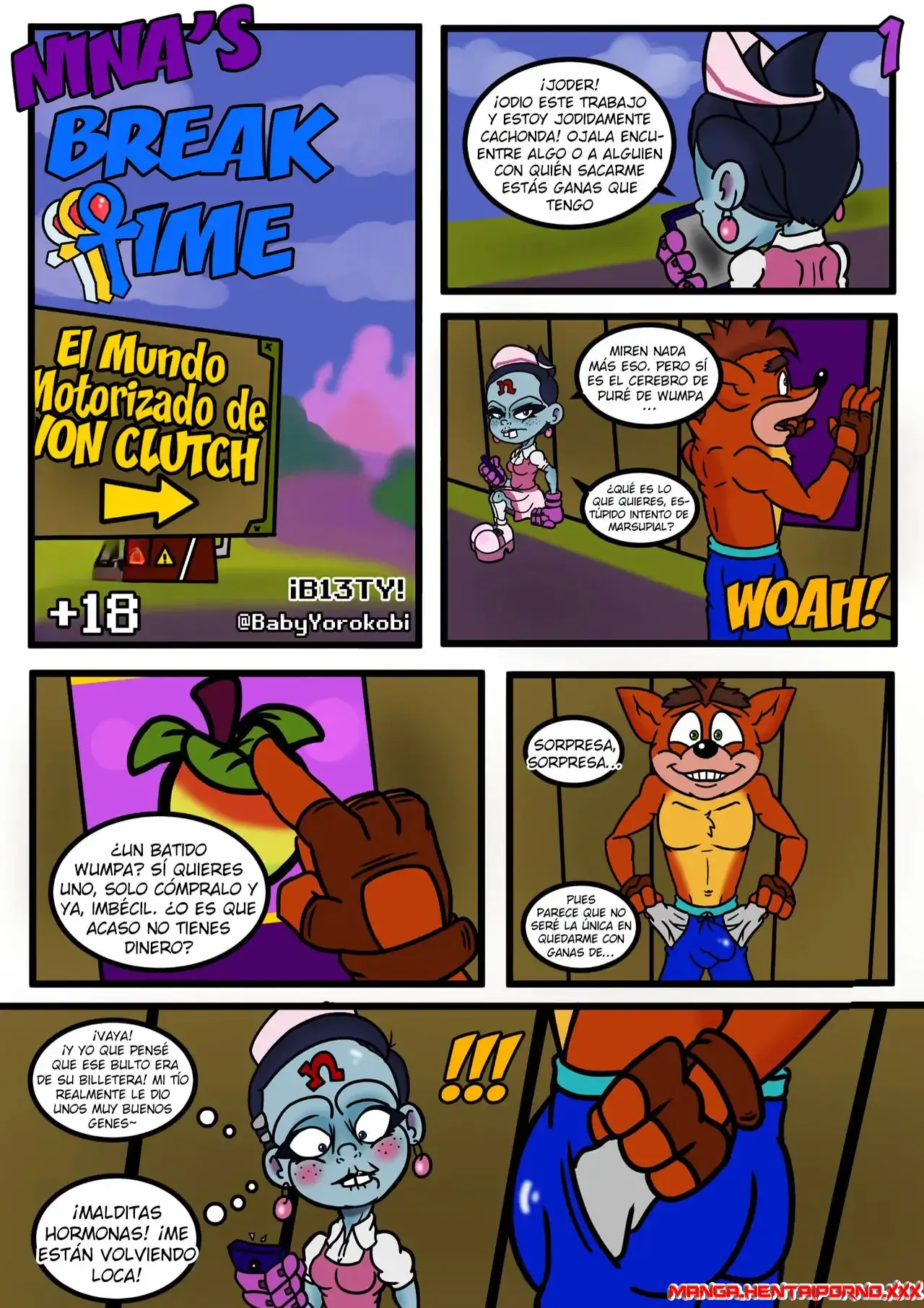 La Hora de DESCANSO de NINA (Crash Bandicoot)