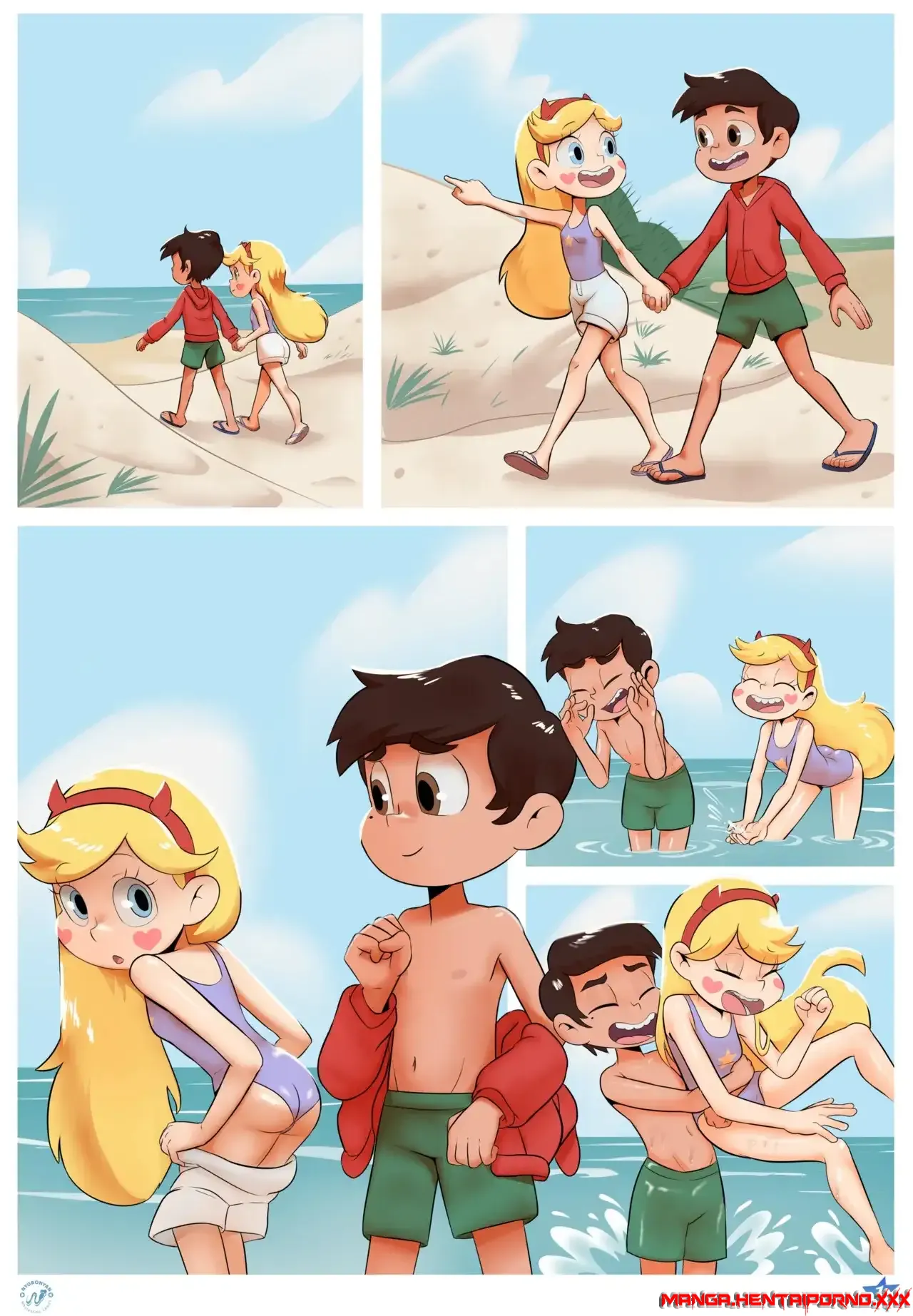 DIA de PLAYA (Star vs. Las fuerzas del mal)