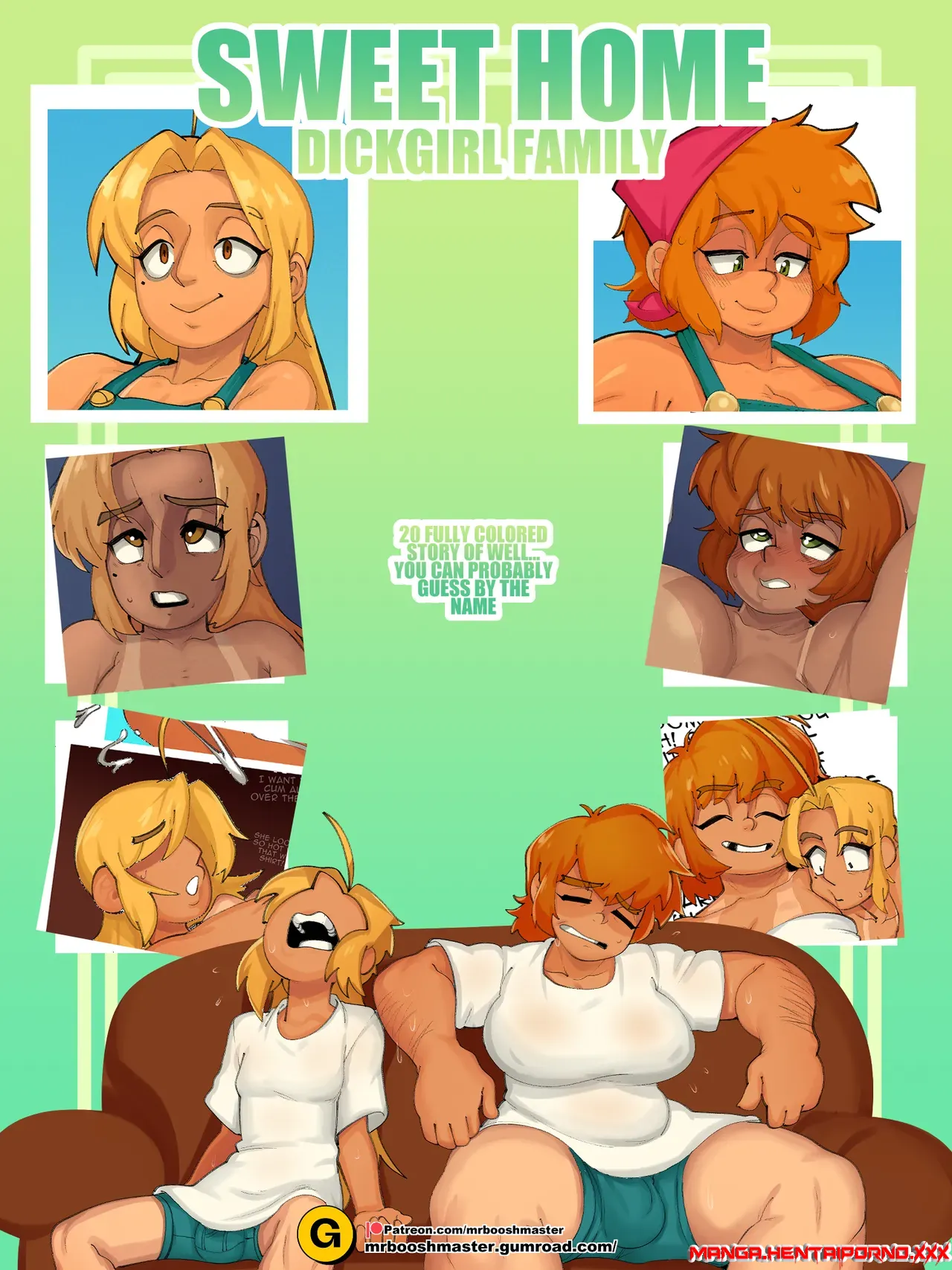 Dulce hogar Familia Dickgirl (Yaoi)