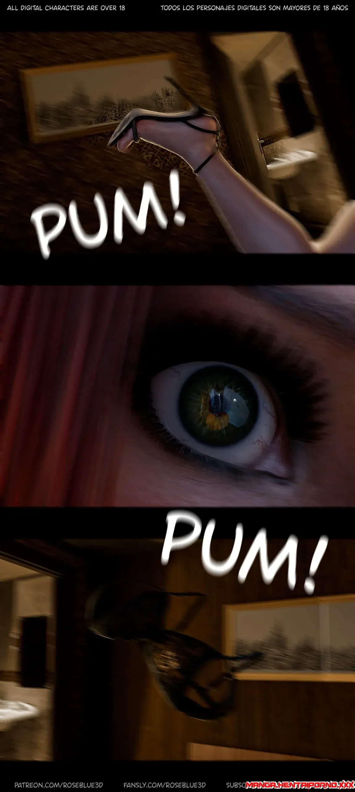La Viuda de mi Vecina 54 - Comics 3D - COMICS en 3D - comics porno