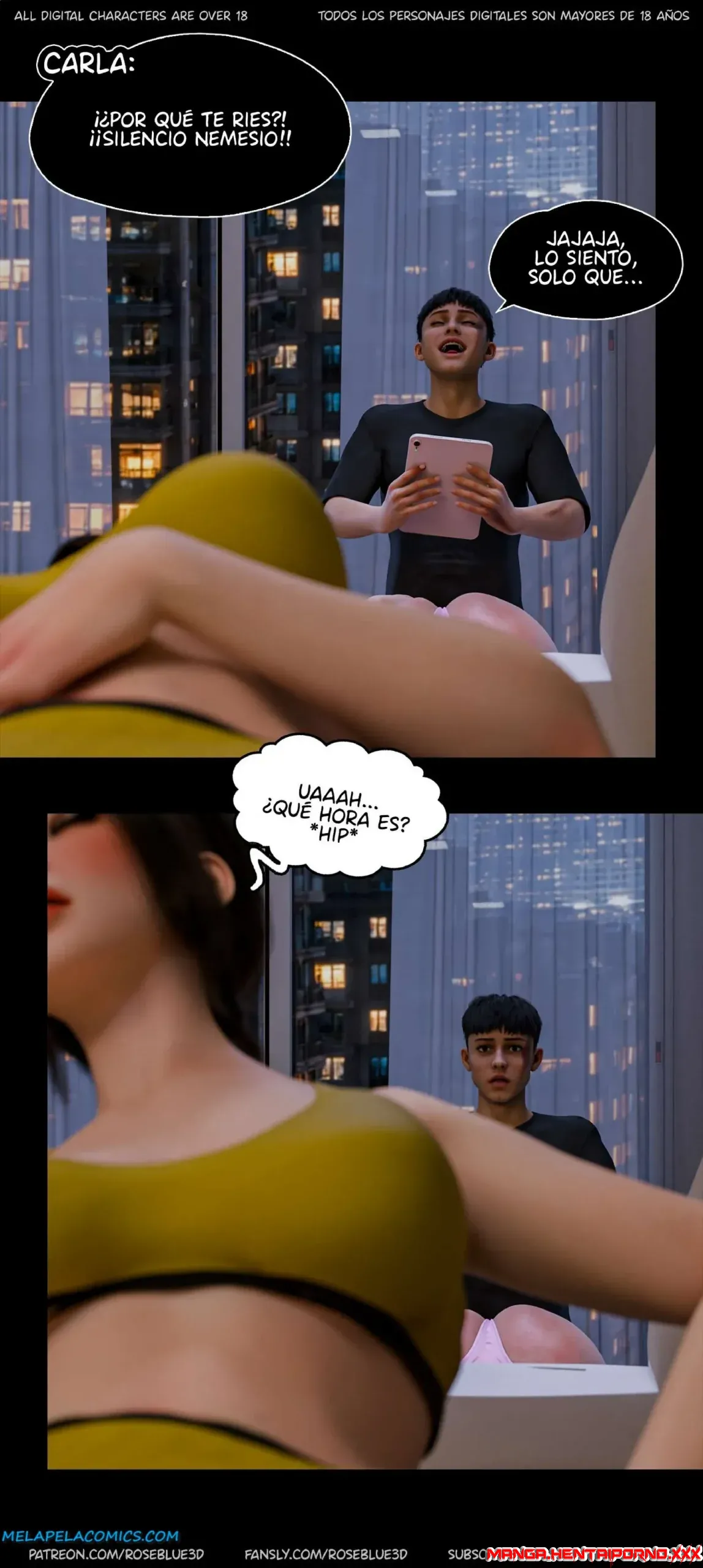 DESPEDIDO PARTE 7 EN 3D - COMICS en 3D - comics porno