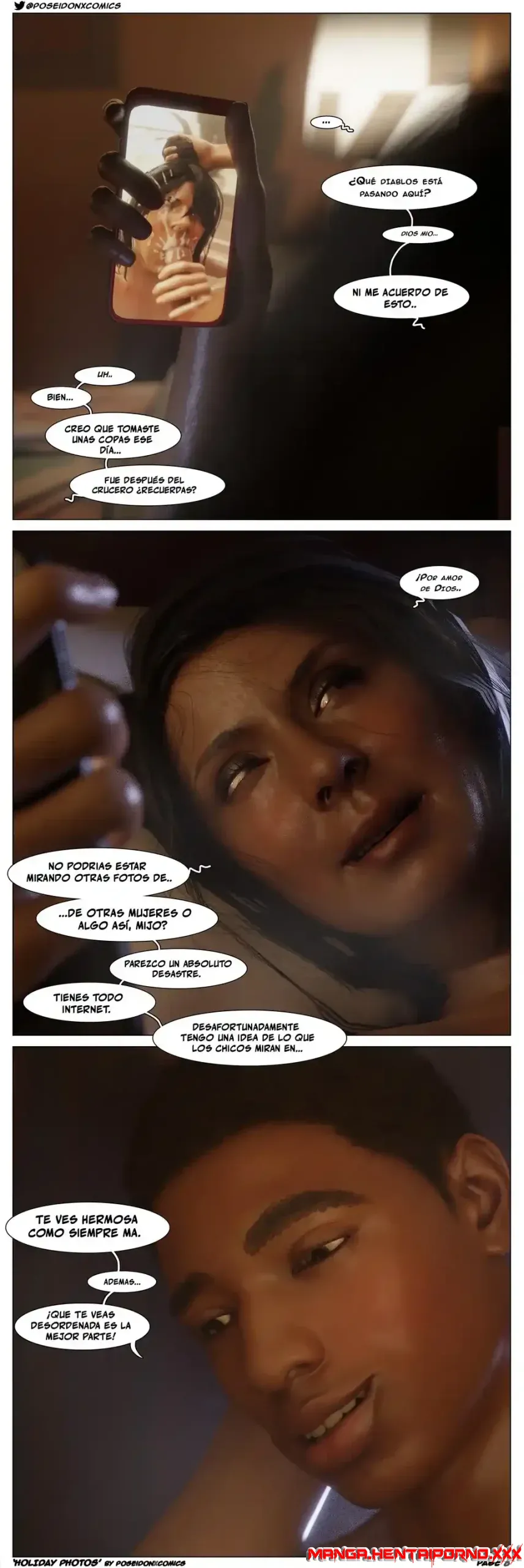 Recordando fotos (Spider-Mom) - Hombre Araña - comics porno