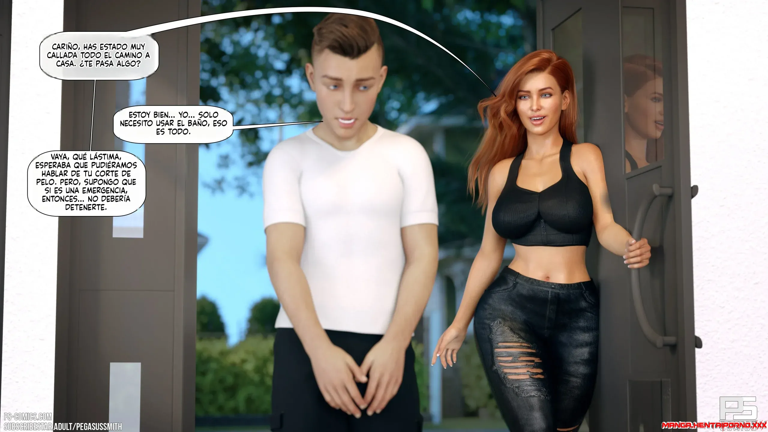 Jennifer y el Rey Bajito Parte 3 - COMICS en 3D - comics porno