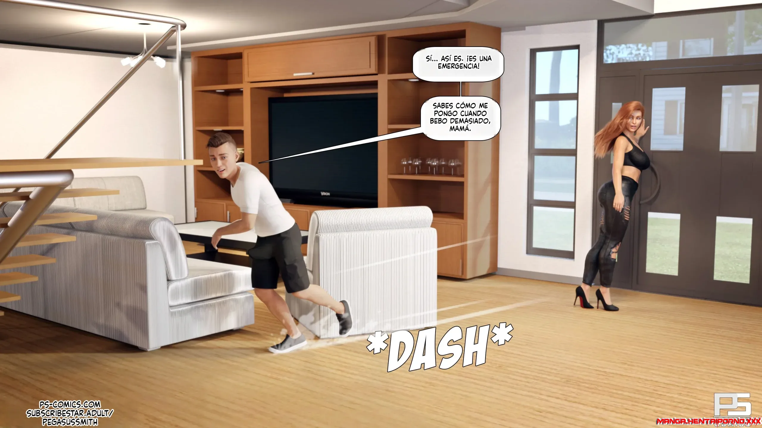 Jennifer y el Rey Bajito Parte 3 - COMICS en 3D - comics porno