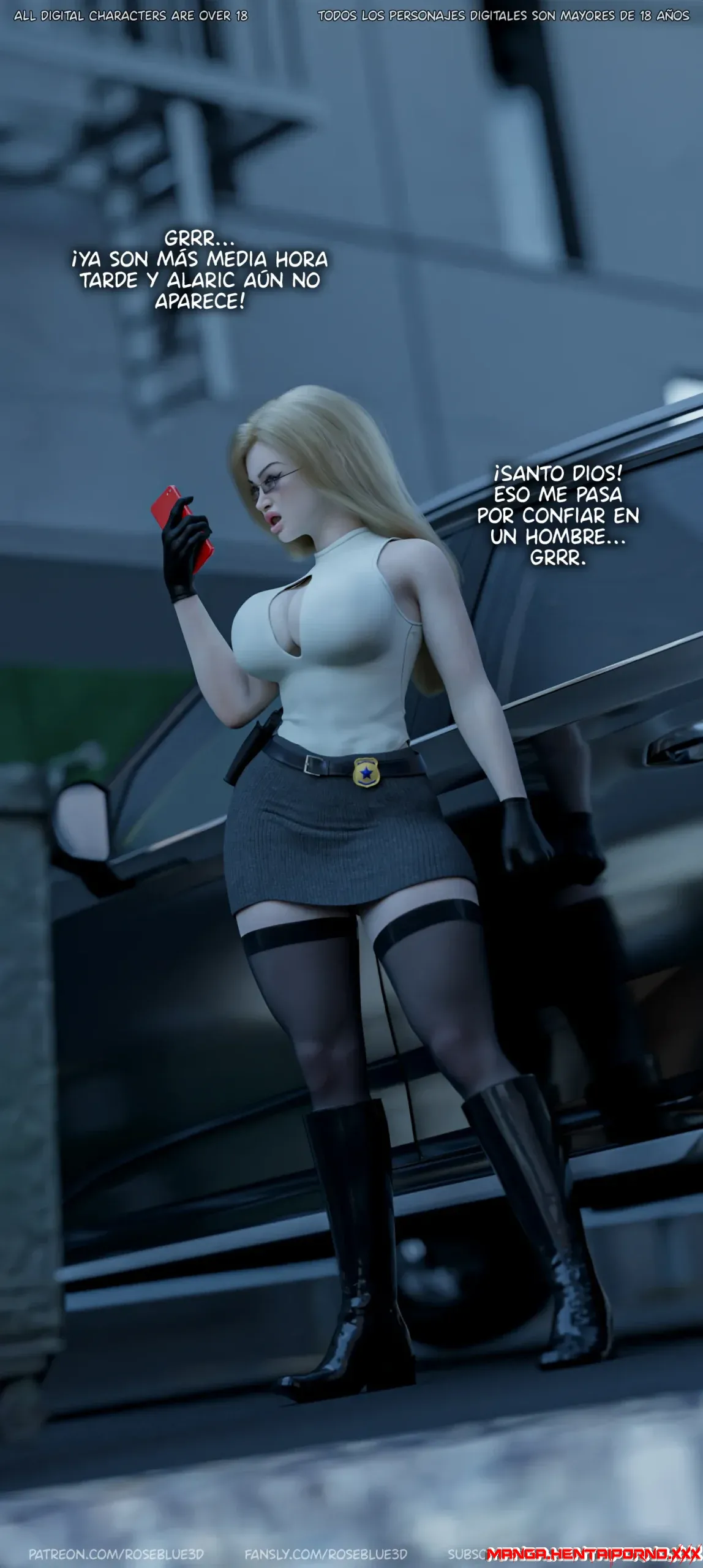 La Viuda de mi Vecina 55 - Comics 3D - COMICS en 3D - comics porno
