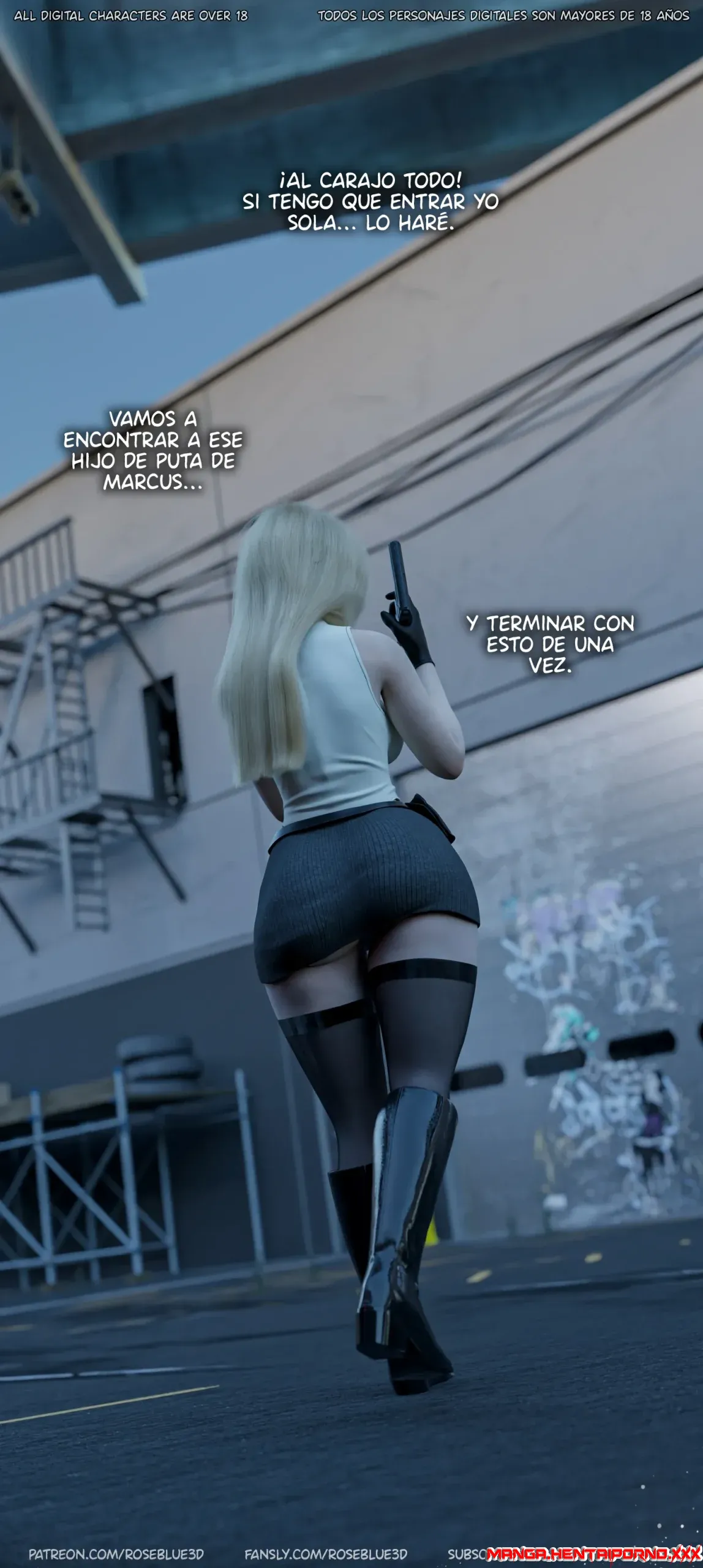 La Viuda de mi Vecina 55 - Comics 3D - COMICS en 3D - comics porno