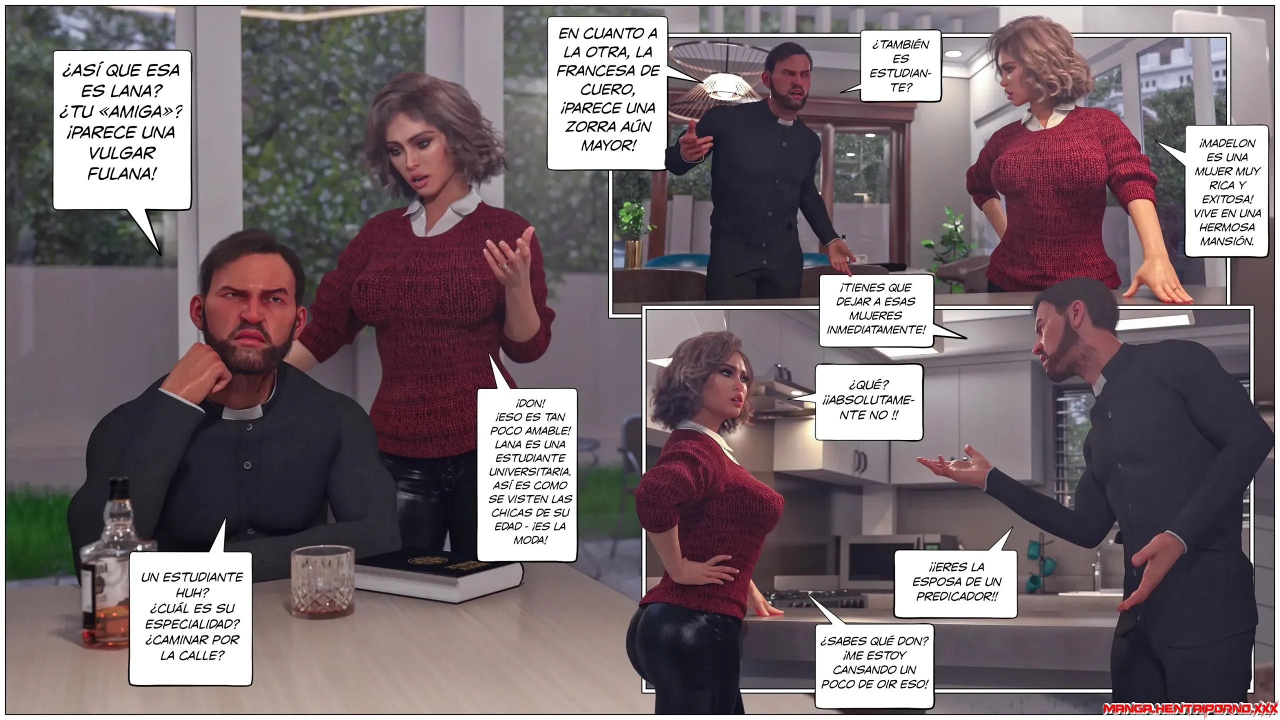 La casa de la señora Madelon Parte 2 - COMICS en 3D - comics porno
