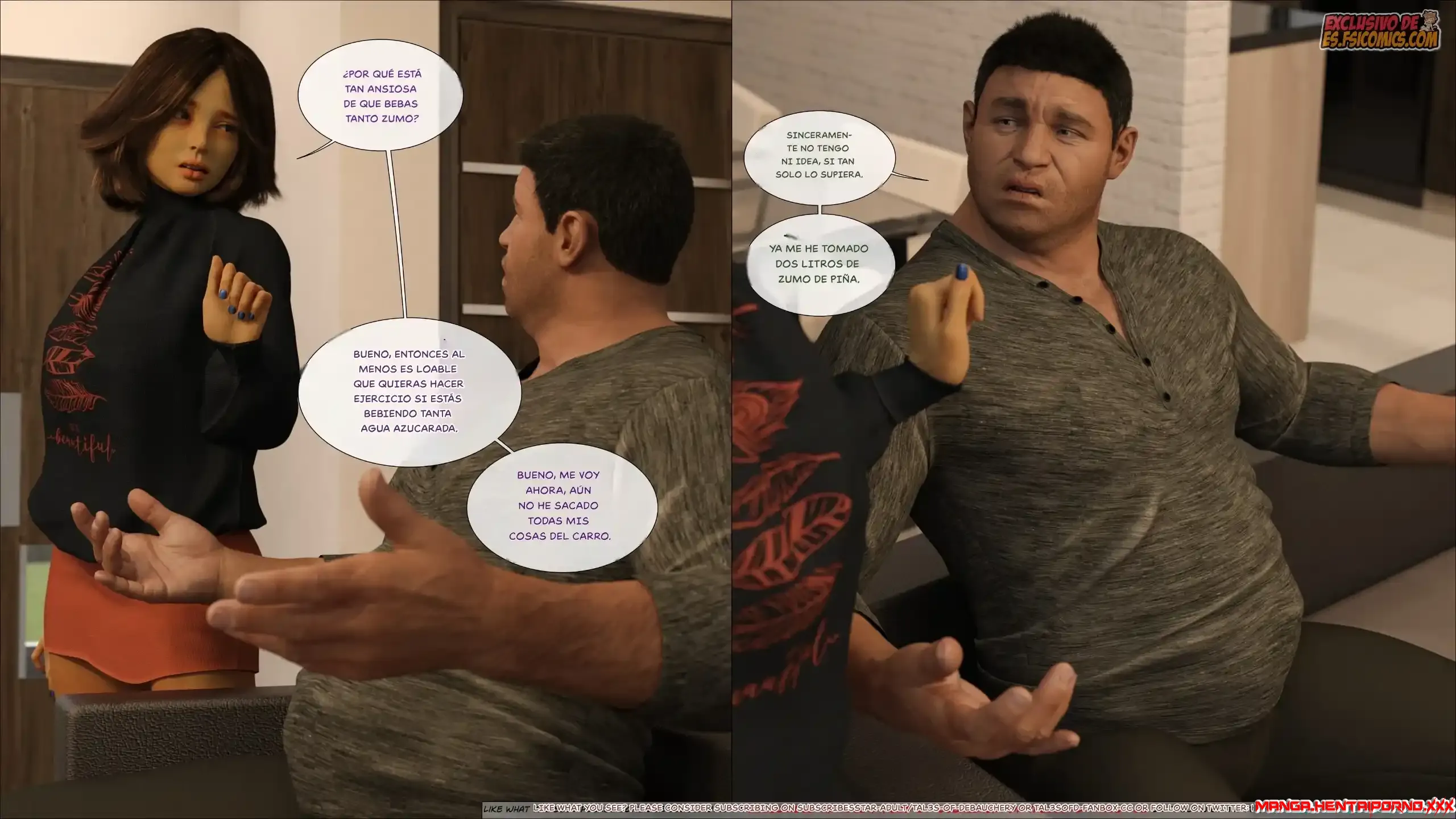 Frutos Prohibidos Parte 6 - COMICS en 3D - comics porno