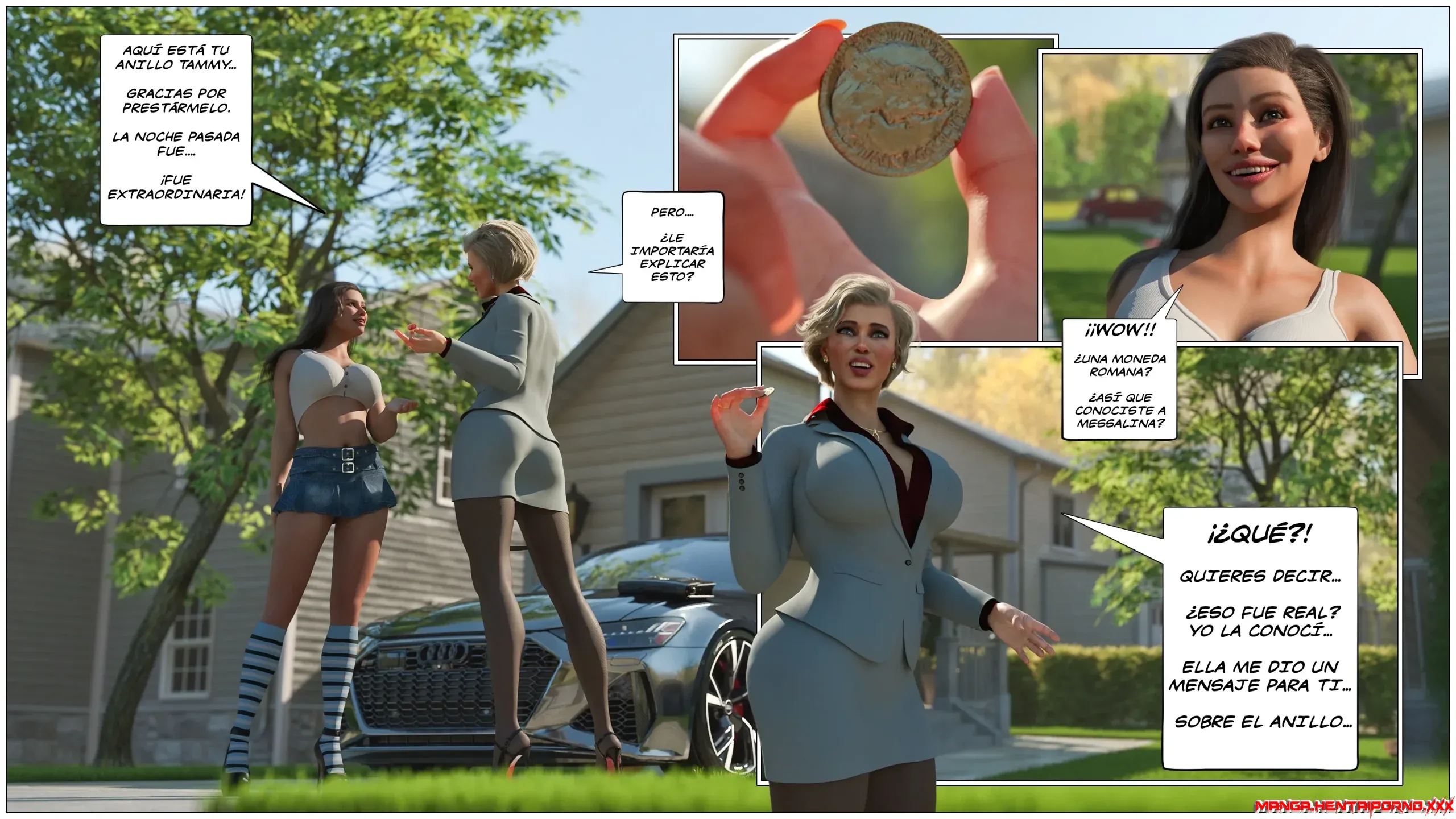 El anillo de la emperatriz romana parte 4 - COMICS en 3D - comics porno