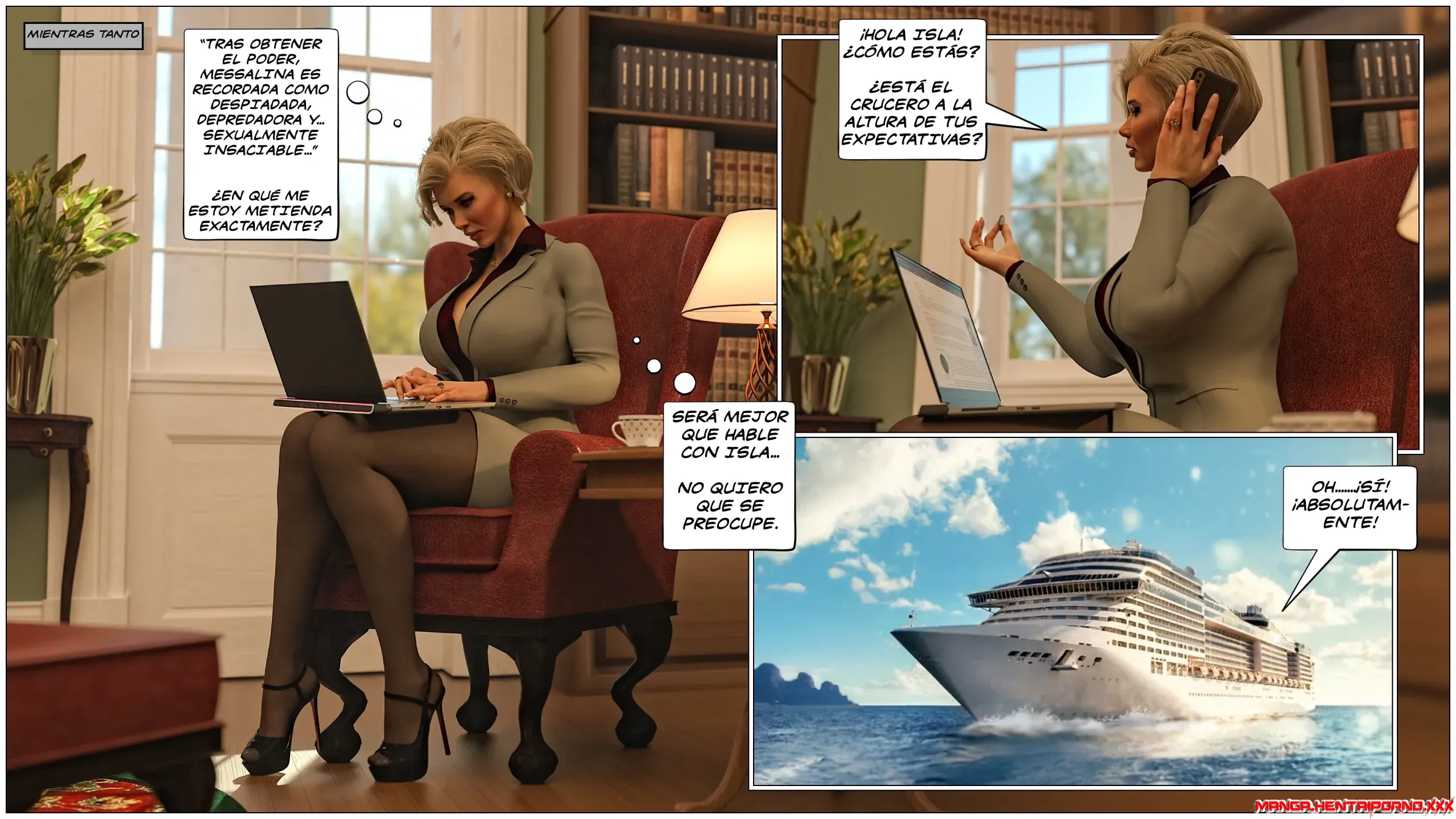 El anillo de la emperatriz romana parte 4 - COMICS en 3D - comics porno