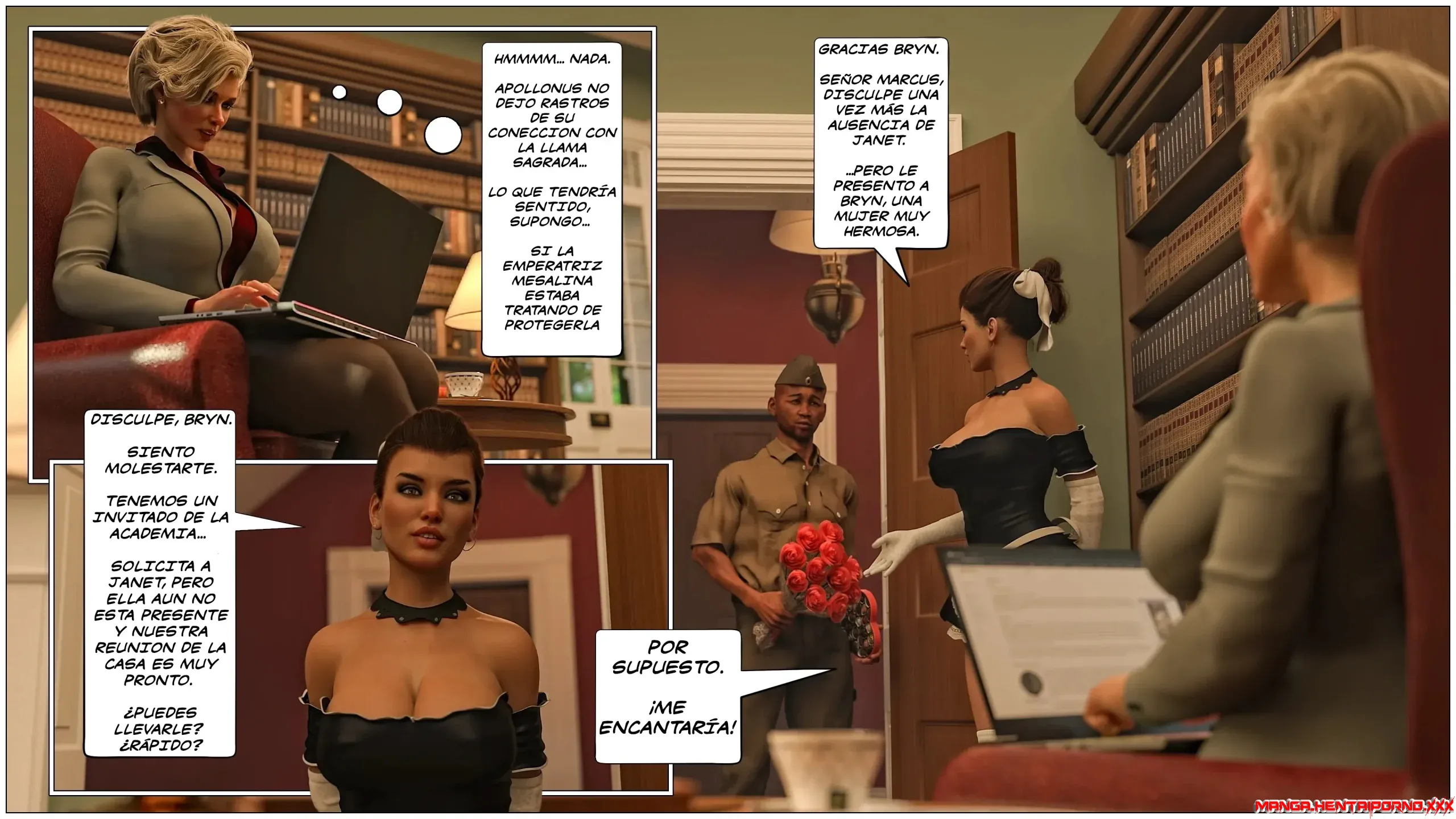 El anillo de la emperatriz romana parte 4 - COMICS en 3D - comics porno