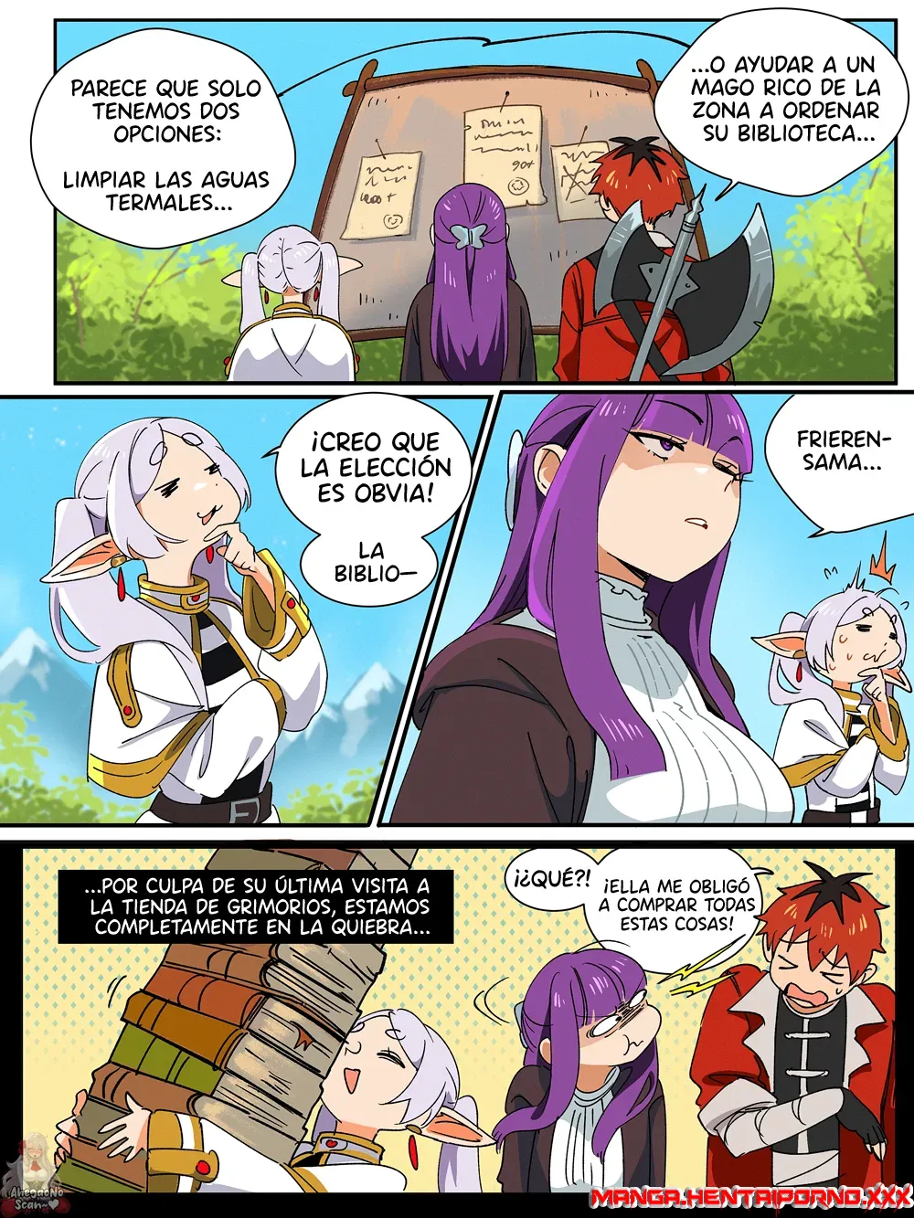Frieren doujinshi (Sousou no Frieren)